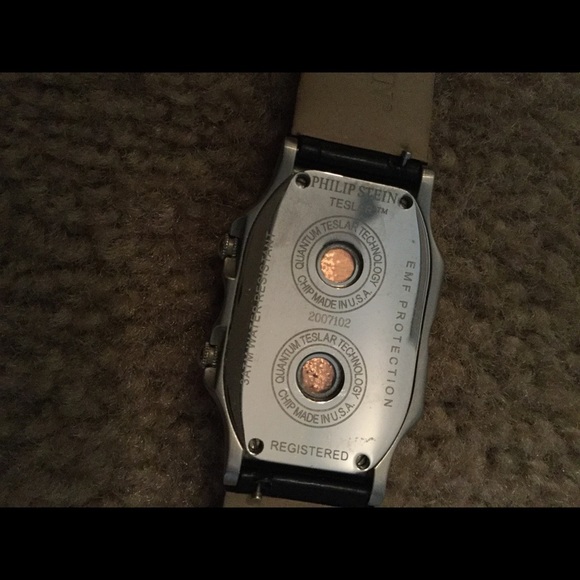 PHILIP STEIN TESLAR WATCH❤️❤️great for travel./RED - Picture 5 of 6